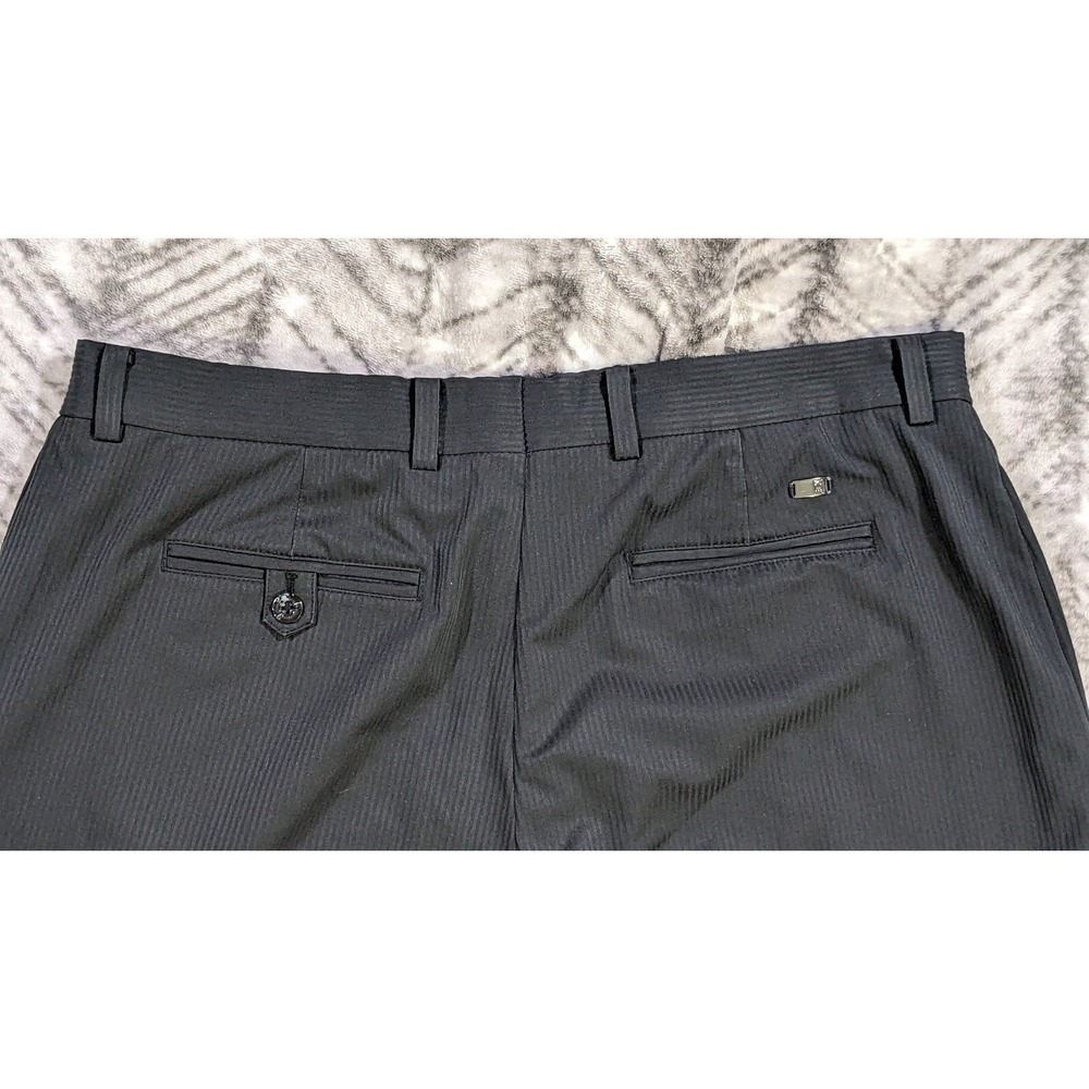 Nike Tiger Woods Collection Black Golf Pants Golf Dri Fit Wicking Mens 38 X 30 - Picture 10 of 12